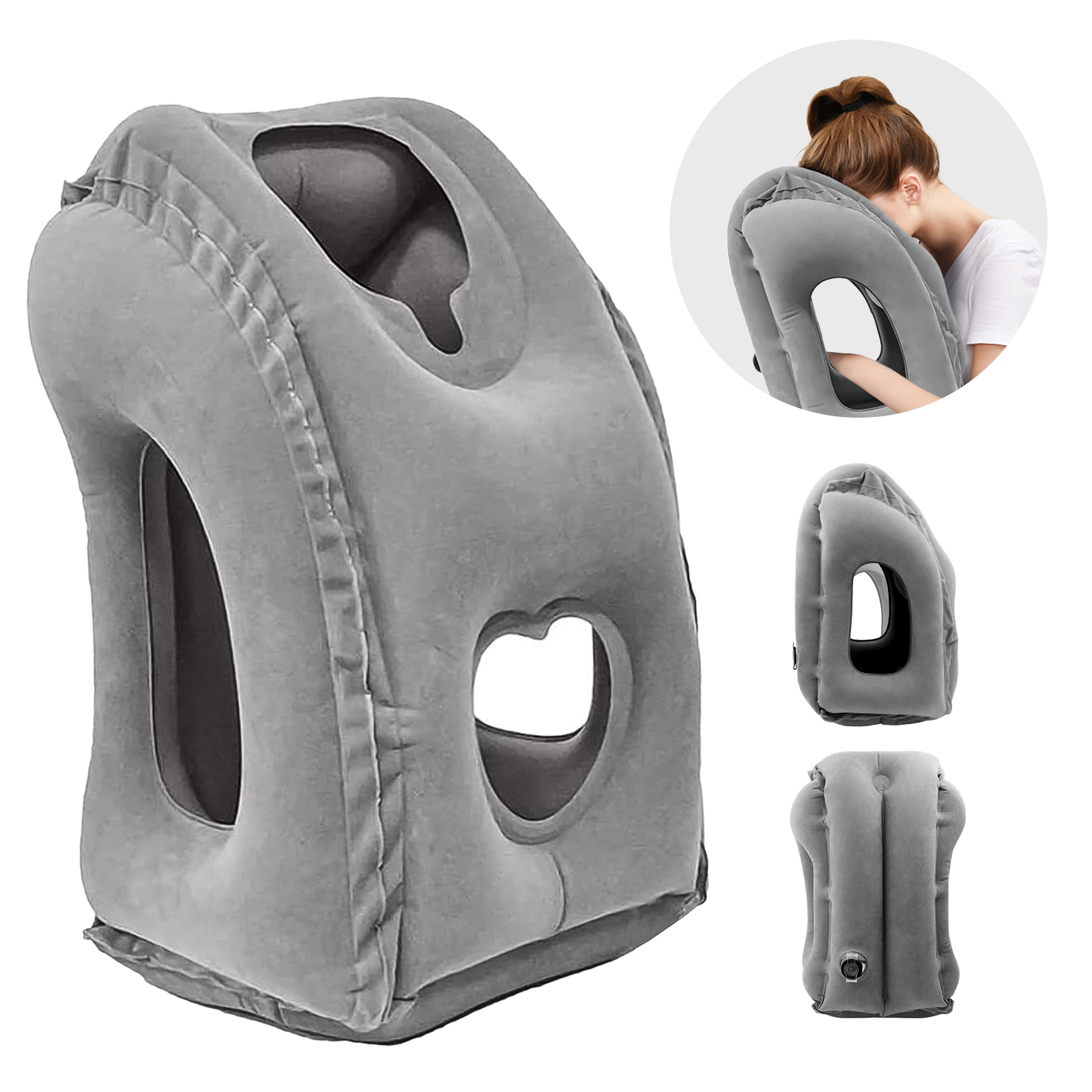Travel Accessories Plane - 1 szt. Nadmuchiwana poduszka podróżna, poduszka