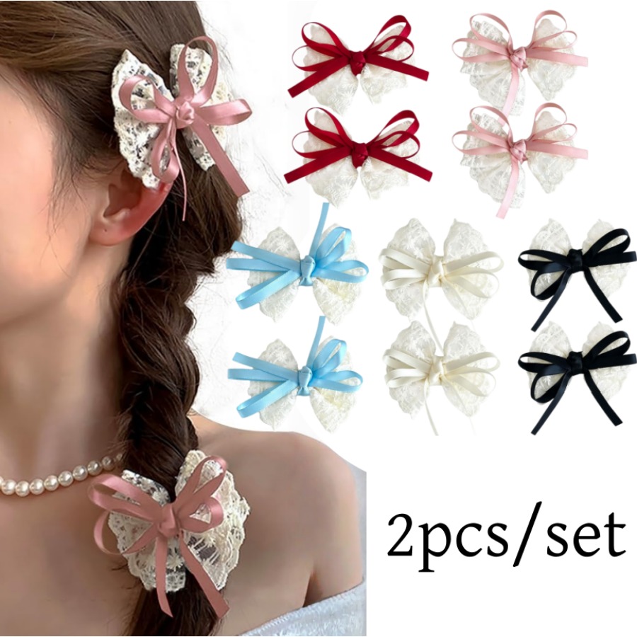 Travel Accessories In Bulk - 2 szt./zestaw Urocze spinki do włosów