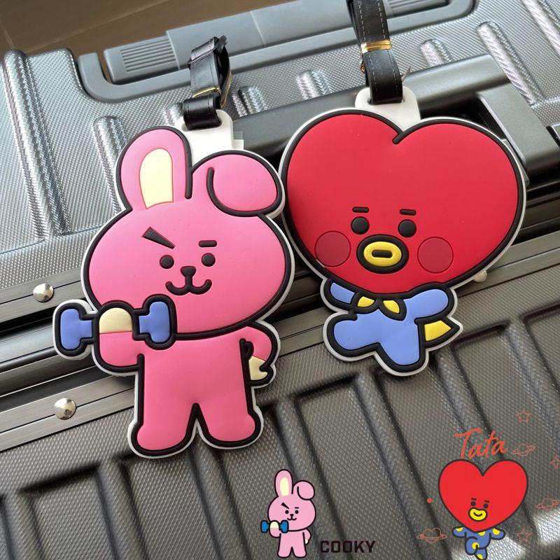Travel Accessories In Bulk - Uroczy breloczek BT21, kreskówkowy, kawaii, unisex,