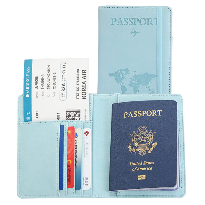 Travel Accessories Plane - Miłośnik mapy świata okładka na paszport