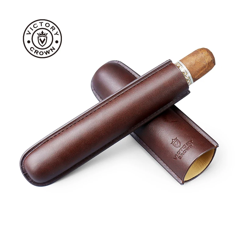 Travel Accessories Youtube - Skórzana tuba na cygaro Humidor przenośna