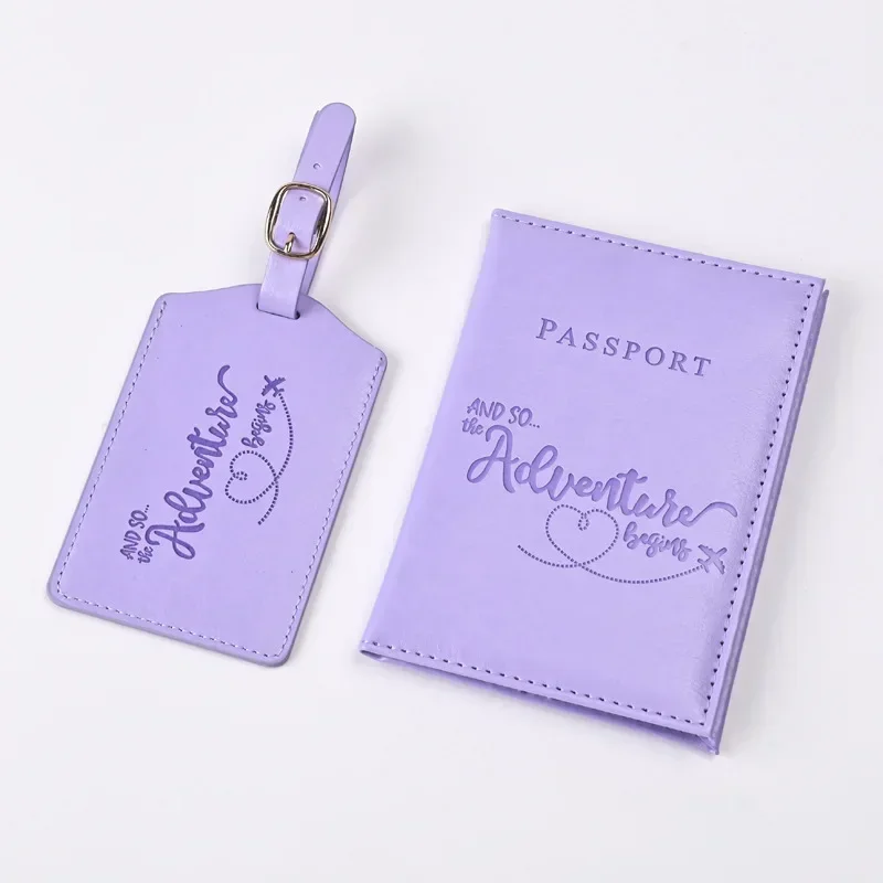 Travel Accessories In Bulk - Nowe fioletowe etui na paszport ze