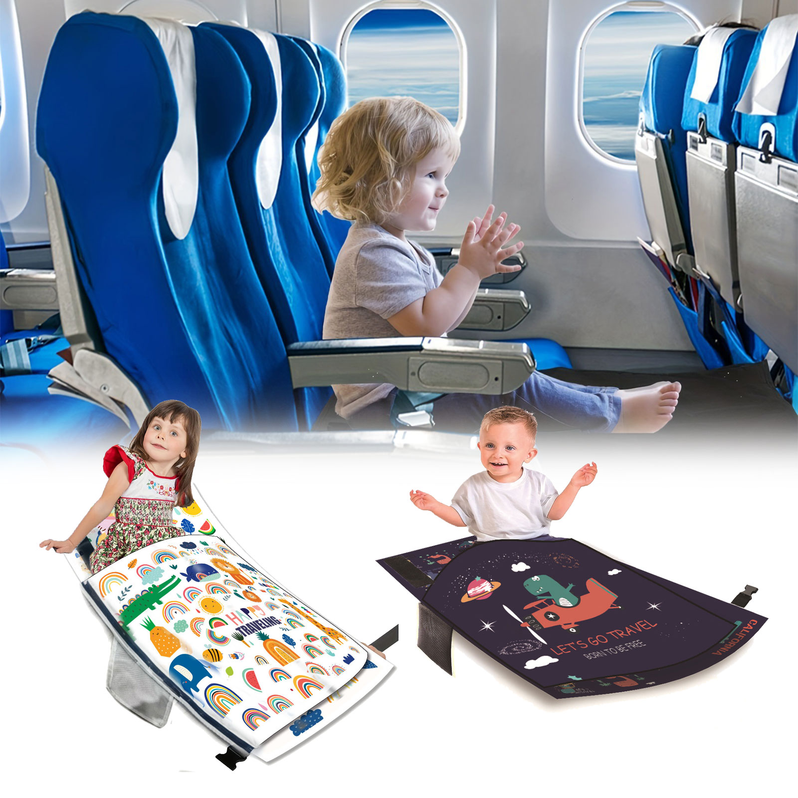 Travel Accessories Plane - Łóżko samolotowe dla dzieci Oddychający przedłużacz