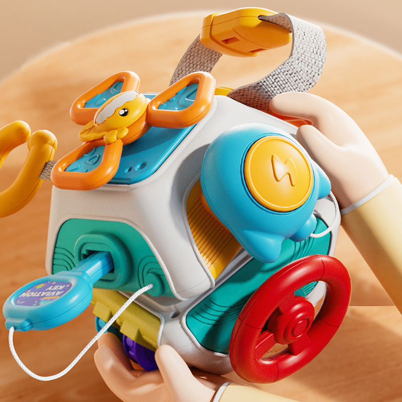 Travel Accessories Baby - Baby Busy Board Cube Montessori zabawki