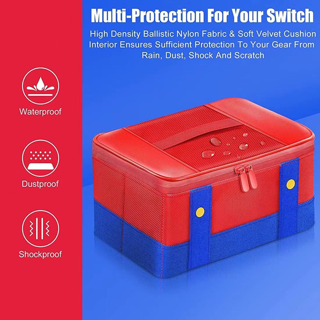 Travel Accessories In Store - Etui do przechowywania Nintendo Switch, kompatybilne,