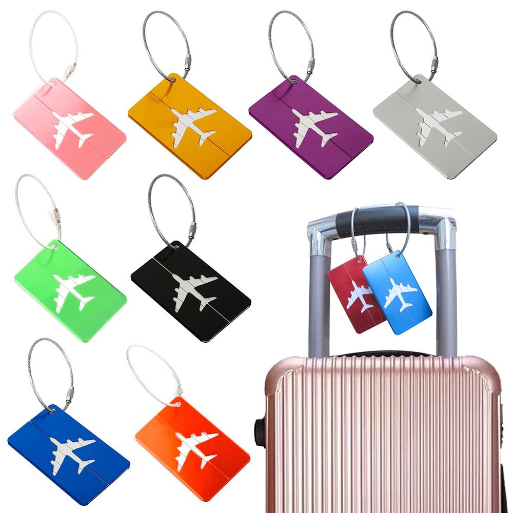 Travel Accessories In Bulk - Aluminiowe etykiety na bagaż podróżny walizki