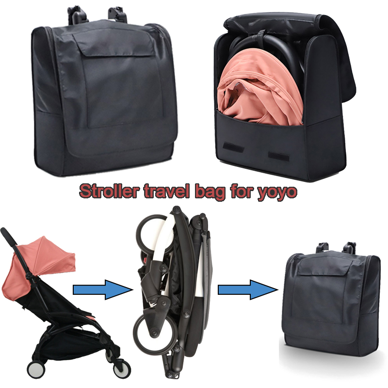 Travel Accessories Plane - Plecak podróżny do wózka Wodoodporna czarna