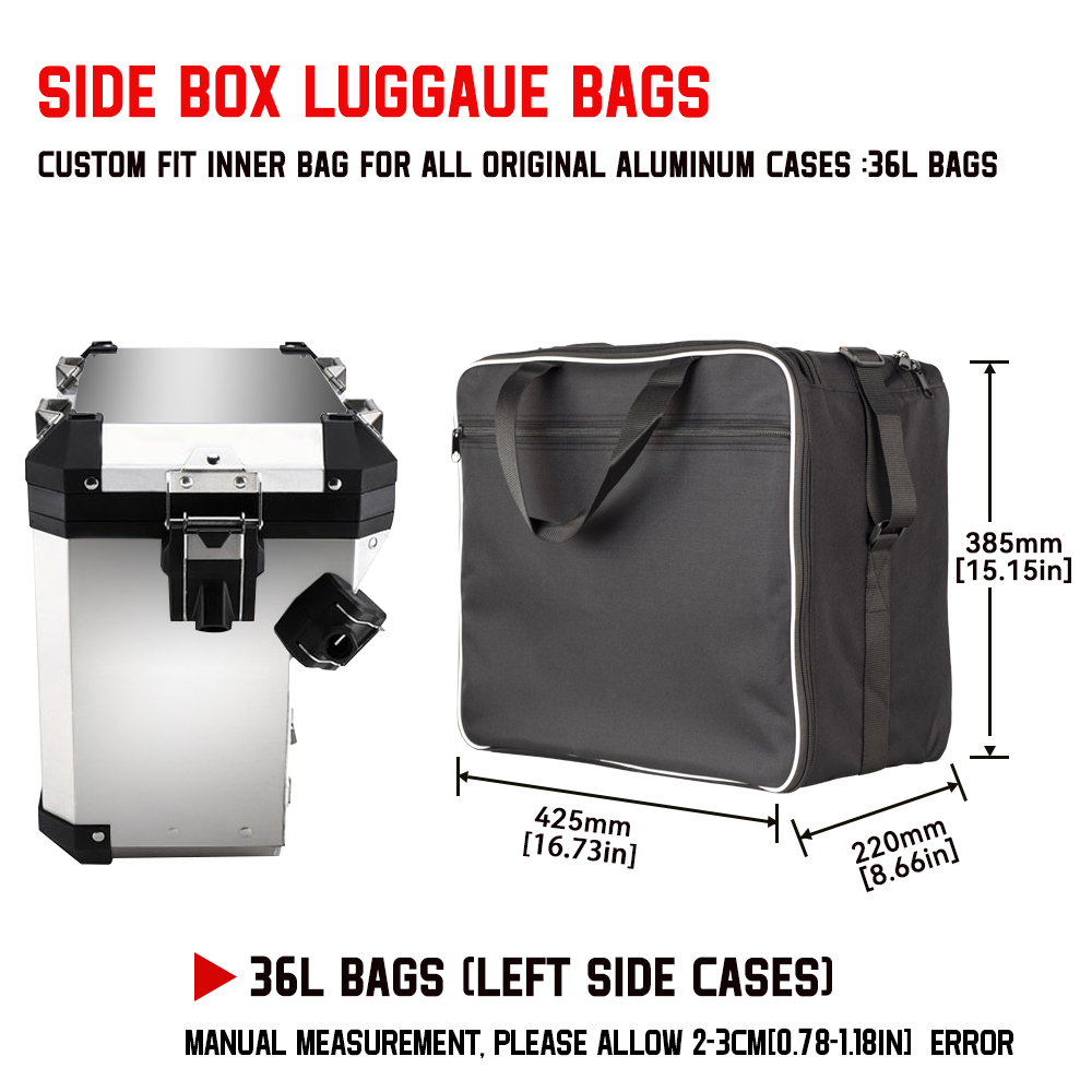 Torby motocyklowe do BMW R1200 – Travel Packing Cube recenzja i cena