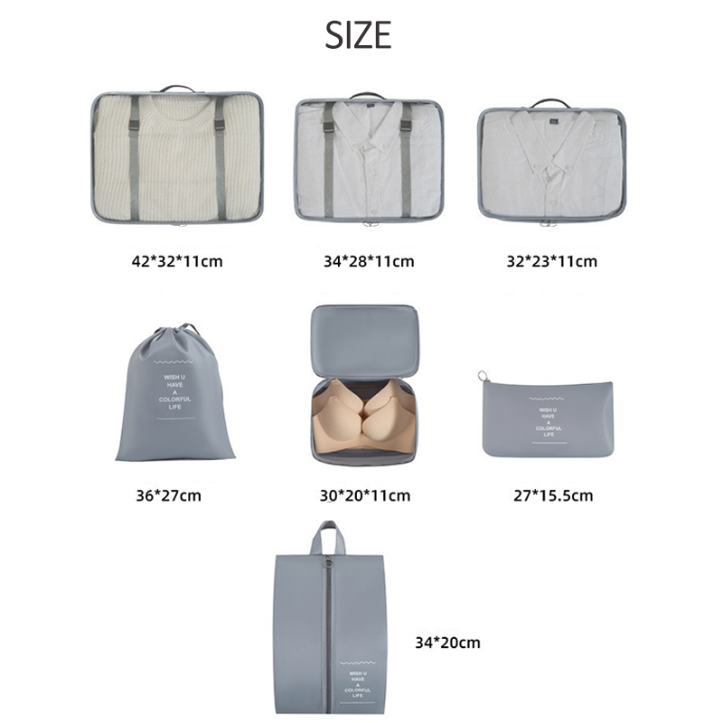 7-częściowy organizer na ubran – Travel Accessories Plane recenzja i cena