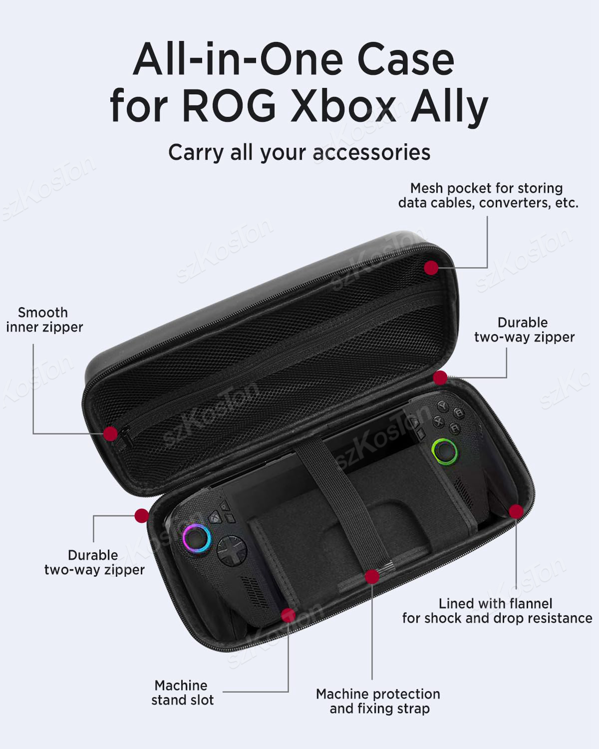 Torba przenośna PU do przechow – Xbox Travel Accessories recenzja i cena
