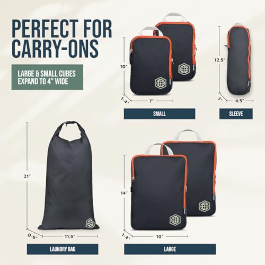 Kompresyjne kostki do pakowani – Travel Packing Cube recenzja i cena