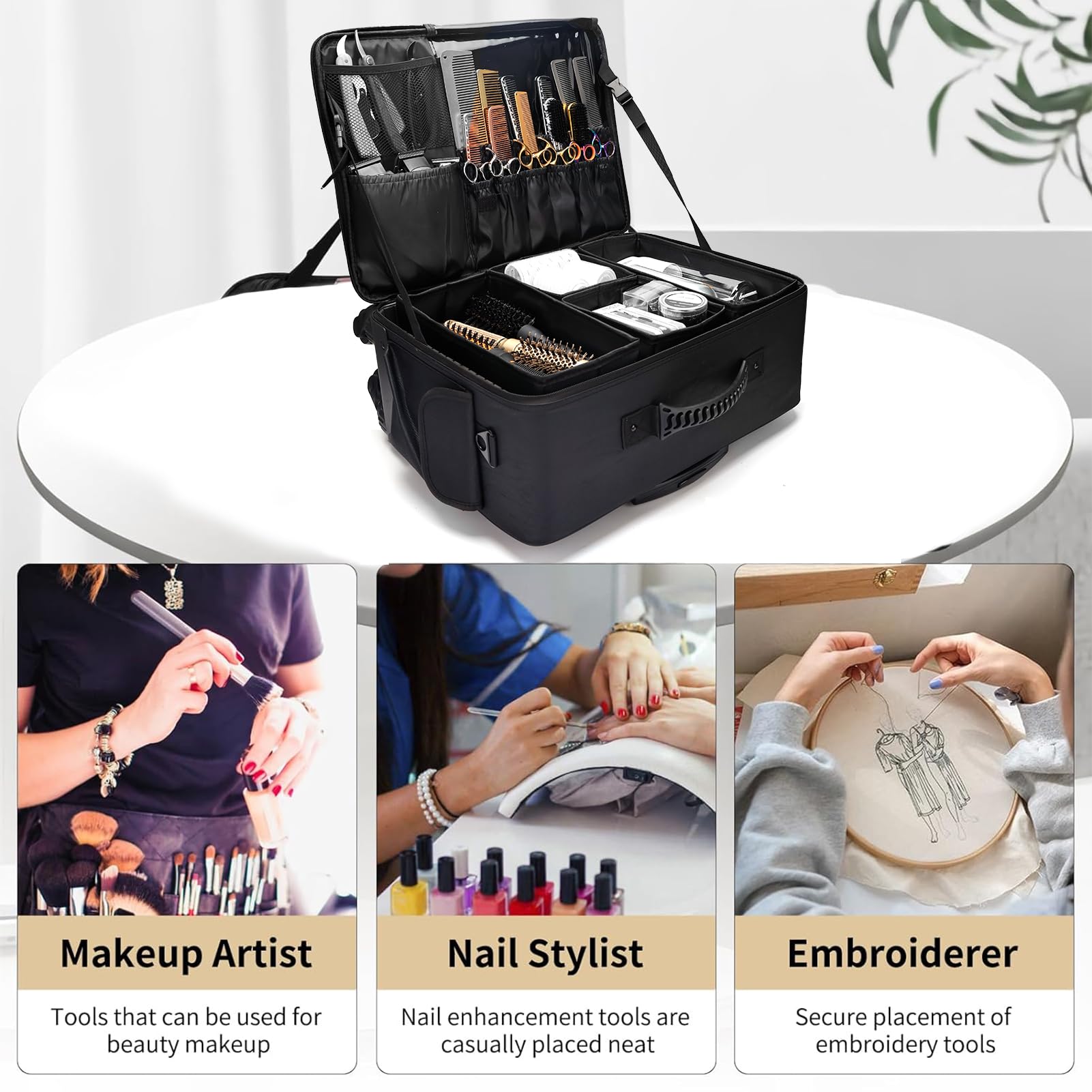 Salon walizka na kosmetyki na  – Travel Accessories For Train recenzja i cena