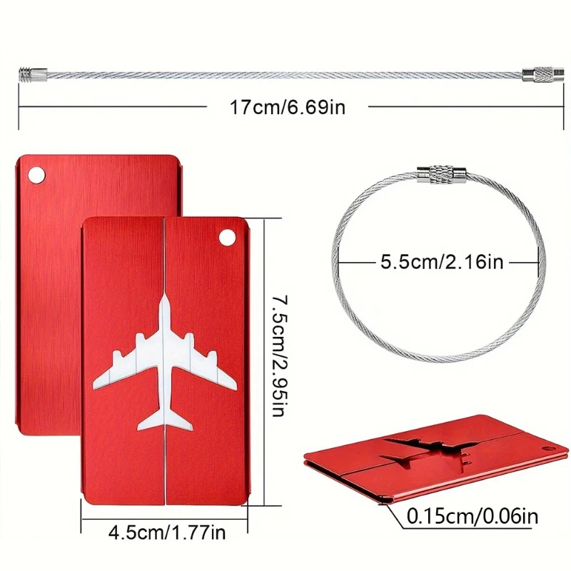 Aluminiowa zawieszka do bagażu – Travel Accessories Plane recenzja i cena