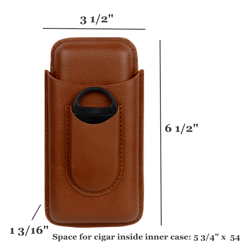 Skórzane etui na cygara, brązo – Travel Accessories On Sale recenzja i cena