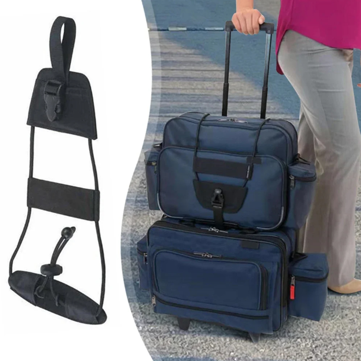 Pasek łączący bagaż podróżny,  – Travel Packing Cube recenzja i cena