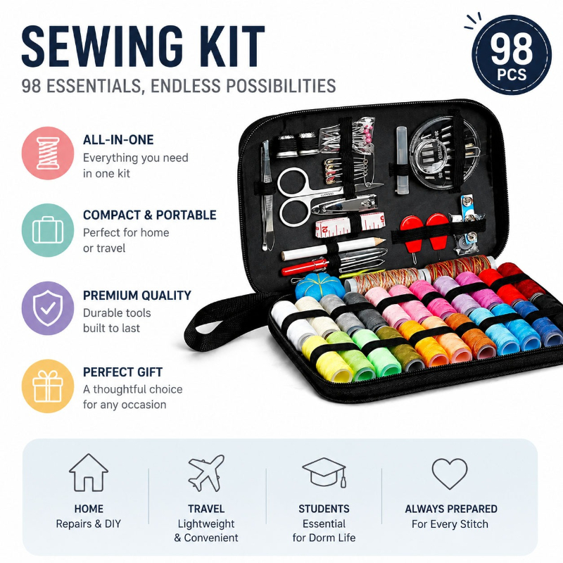 Zestaw narzędzi do szycia 68/9 – Travel Accessories In Bulk recenzja i cena