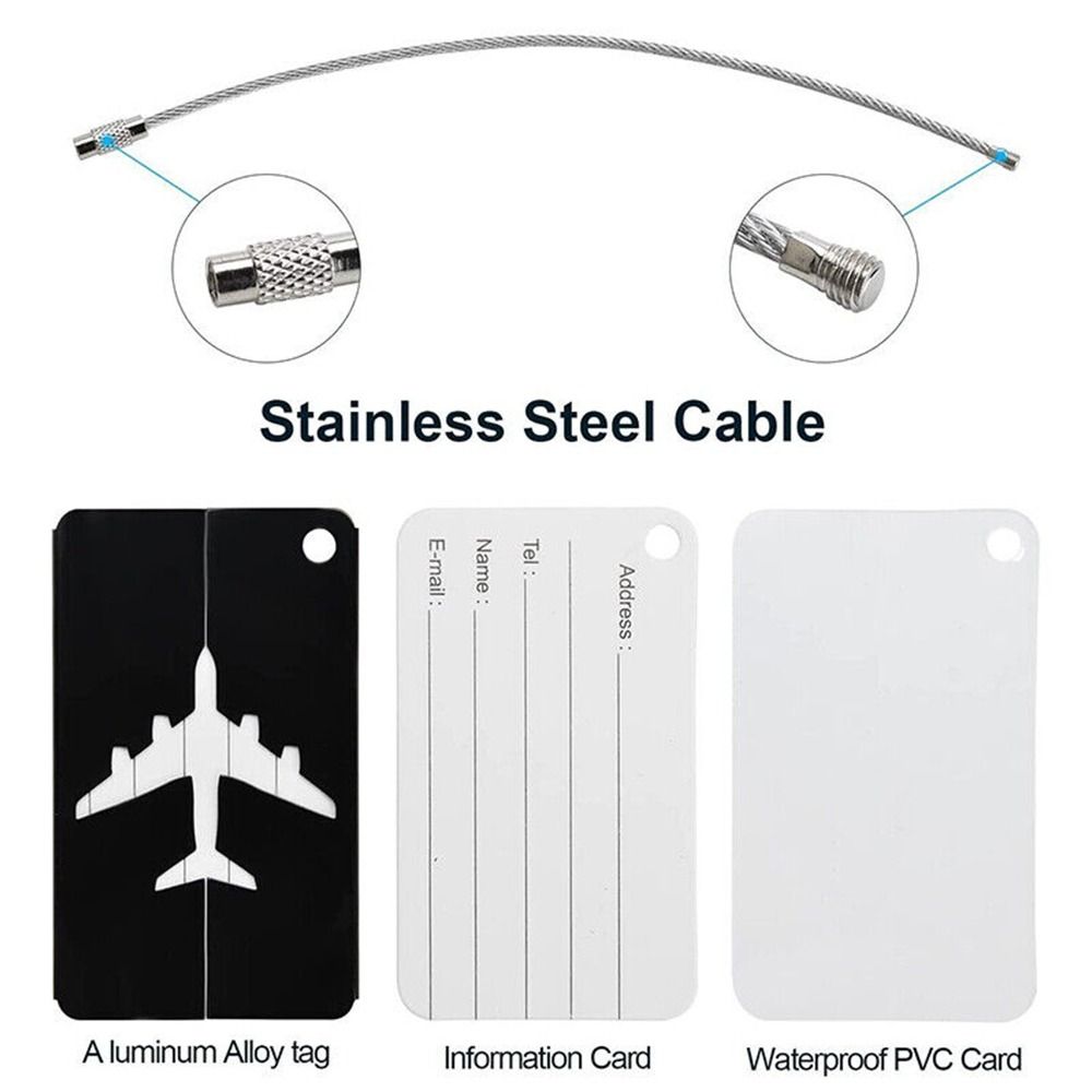Aluminiowe etykiety na bagaż p – Travel Accessories In Bulk recenzja i cena