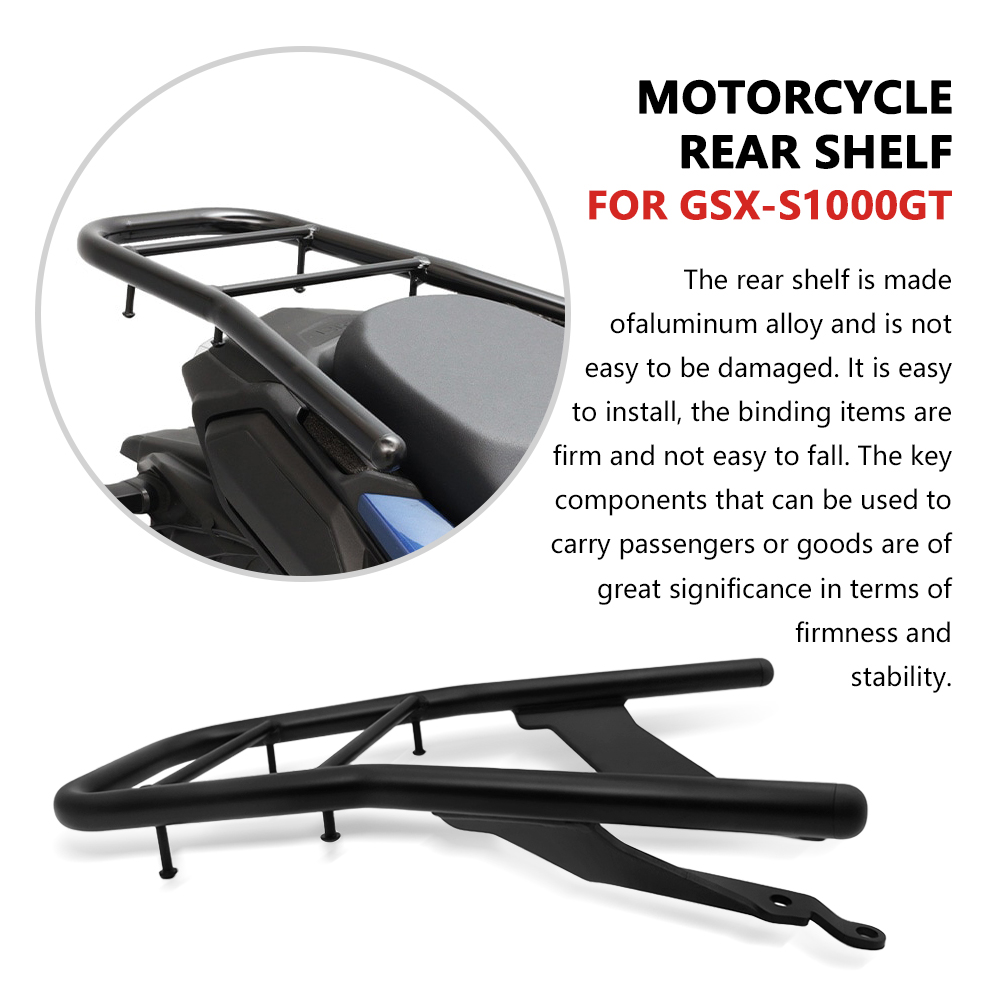 Bagażnik motocyklowy do GSX-S1 – Travel Accessories Logo recenzja i cena