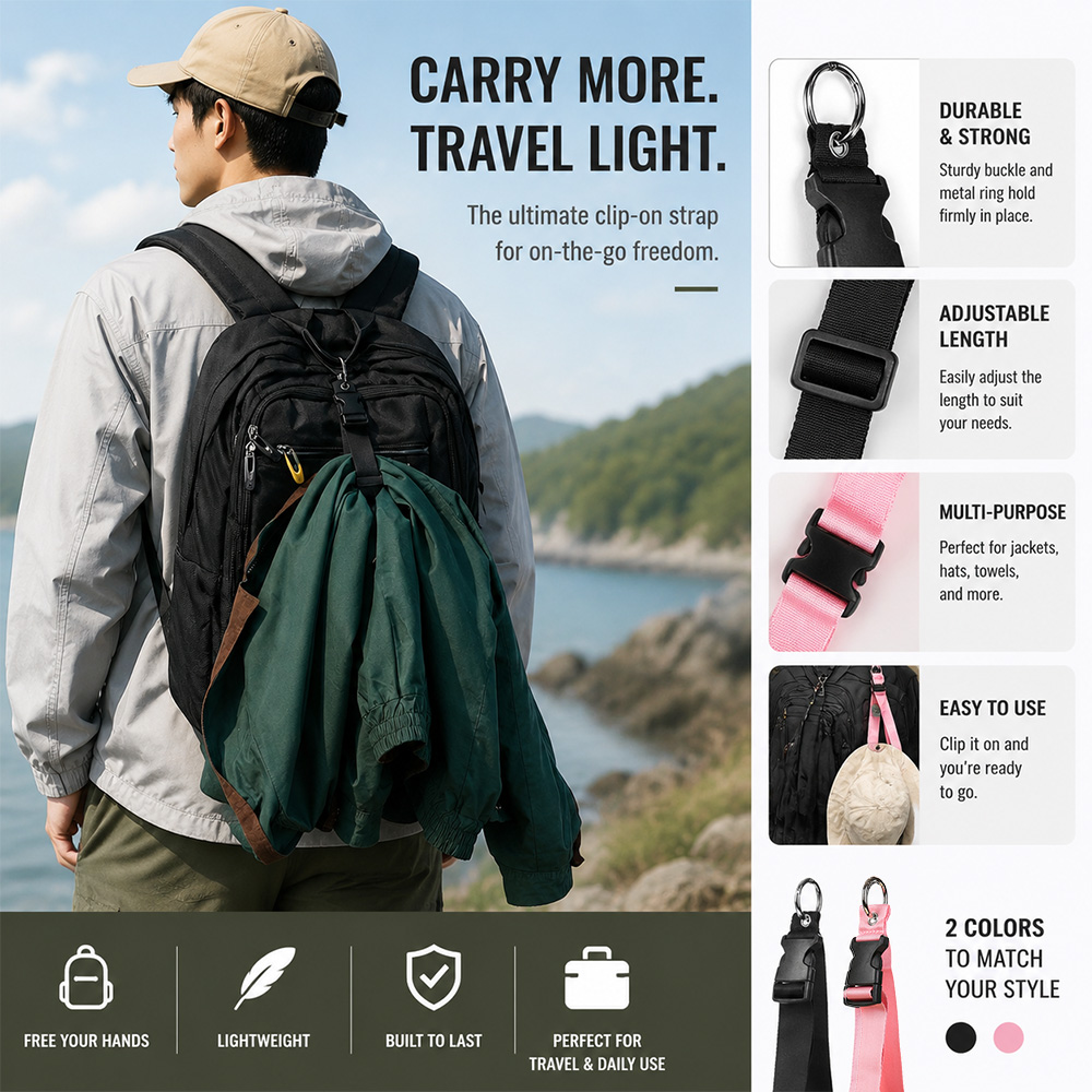 Przenośny pasek bagażowy z zab – Travel Accessories Logo recenzja i cena